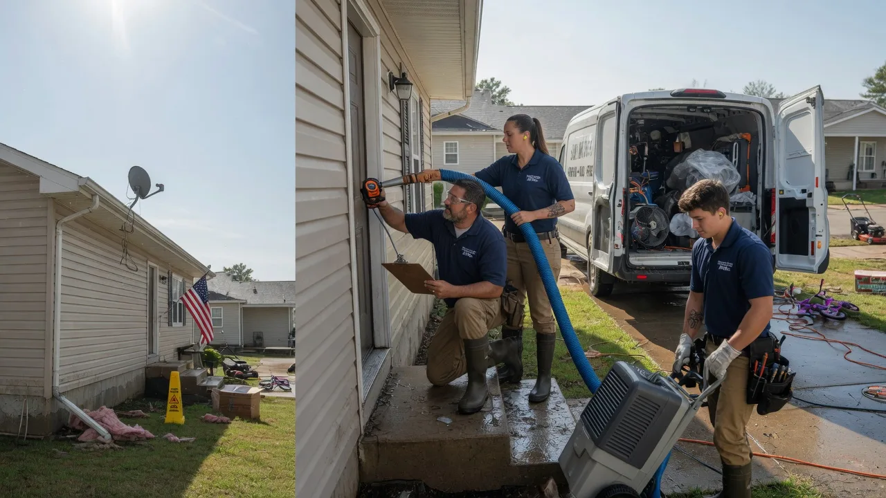 Ceiling Water Damage Restoration in Ricketts, IA near me