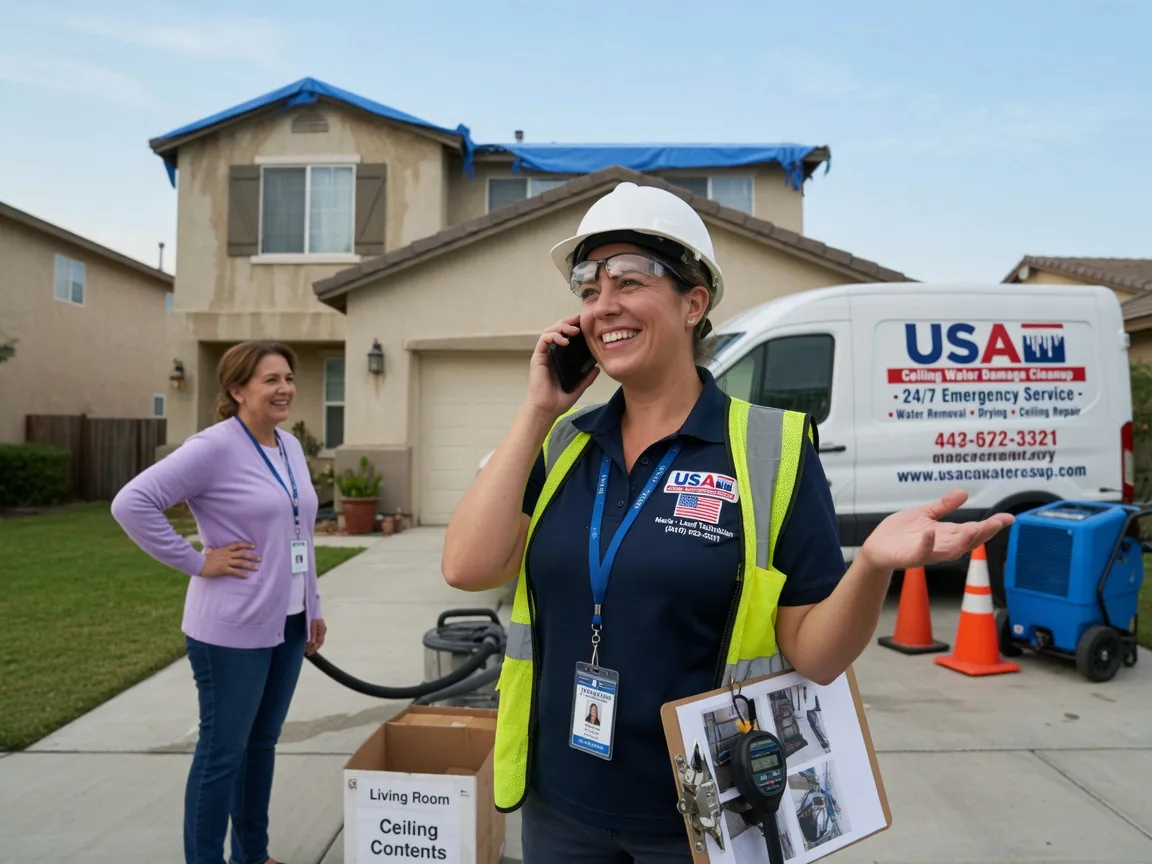 Ceiling Water Damage Restoration Ricketts, IA FAQs